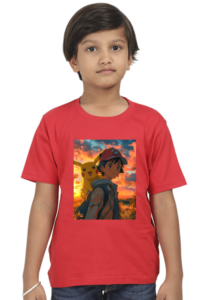 Kids Classic Pokemon printed Half sleeves T-Shirt - Image 2