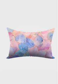 Floral Shining Print Pillow Cover