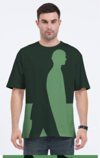 Two color Shade Unisex Oversized T-shirt
