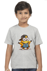 BOB Minion Art Print T-Shirt for kids - Image 2