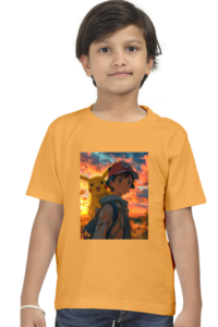 Kids Classic Pokemon printed Half sleeves T-Shirt
