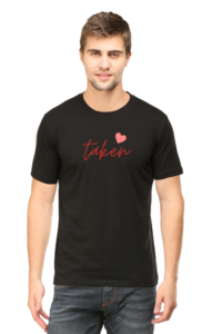 Valentine's Taken Tshirt Classic half sleeves for men's