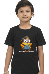 BOB Minion Art Print T-Shirt for kids - Image 3