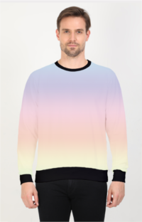 Three shaded sweatshirt for unisex
