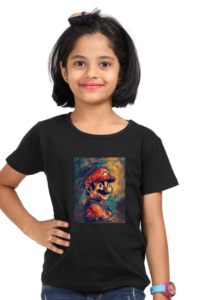 Mario Girls Classic Crew T-Shirt  5 to 11 years old - Image 2