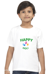 Unisex kids Classic crew HOLI cotton T-Shirt (Age group 0-11 years)