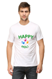 Trendy Holi Cotton T-Shirt for Men's